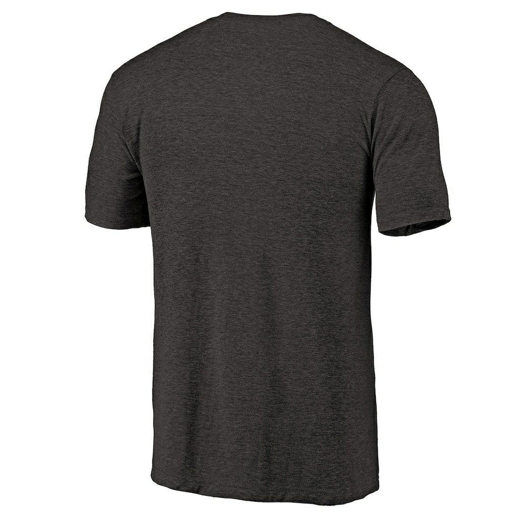 Las Vegas Raiders  Primary Logo Left Chest Distressed Tri-Blend T-Shirt