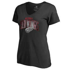 Detroit Red Wings Women's Arch Smoke V-Neck T-Shirt Online