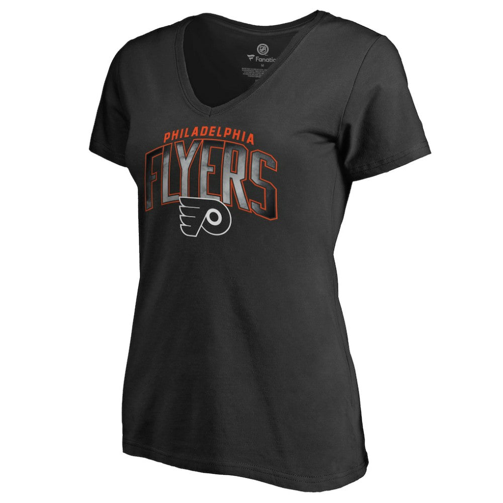 Philadelphia Flyers Women's Arch Smoke V-Neck T-Shirt Online
