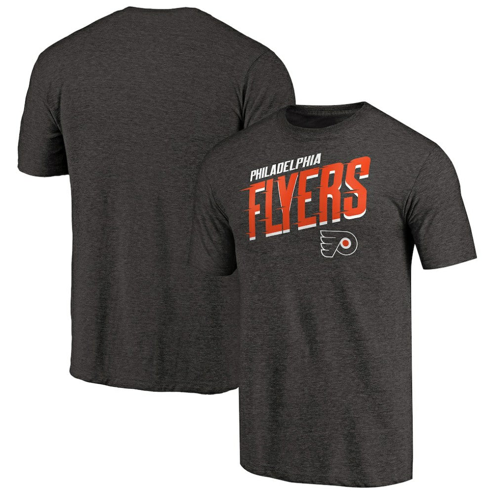 Philadelphia Flyers Slant Strike Tri-Blend T-Shirt Sale