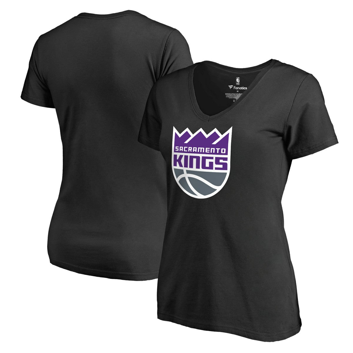 Sacramento Kings Women's Primary Logo V-Neck T-Shirt Discount