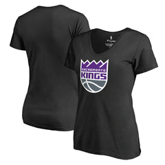 Sacramento Kings Women's Primary Logo V-Neck T-Shirt Discount