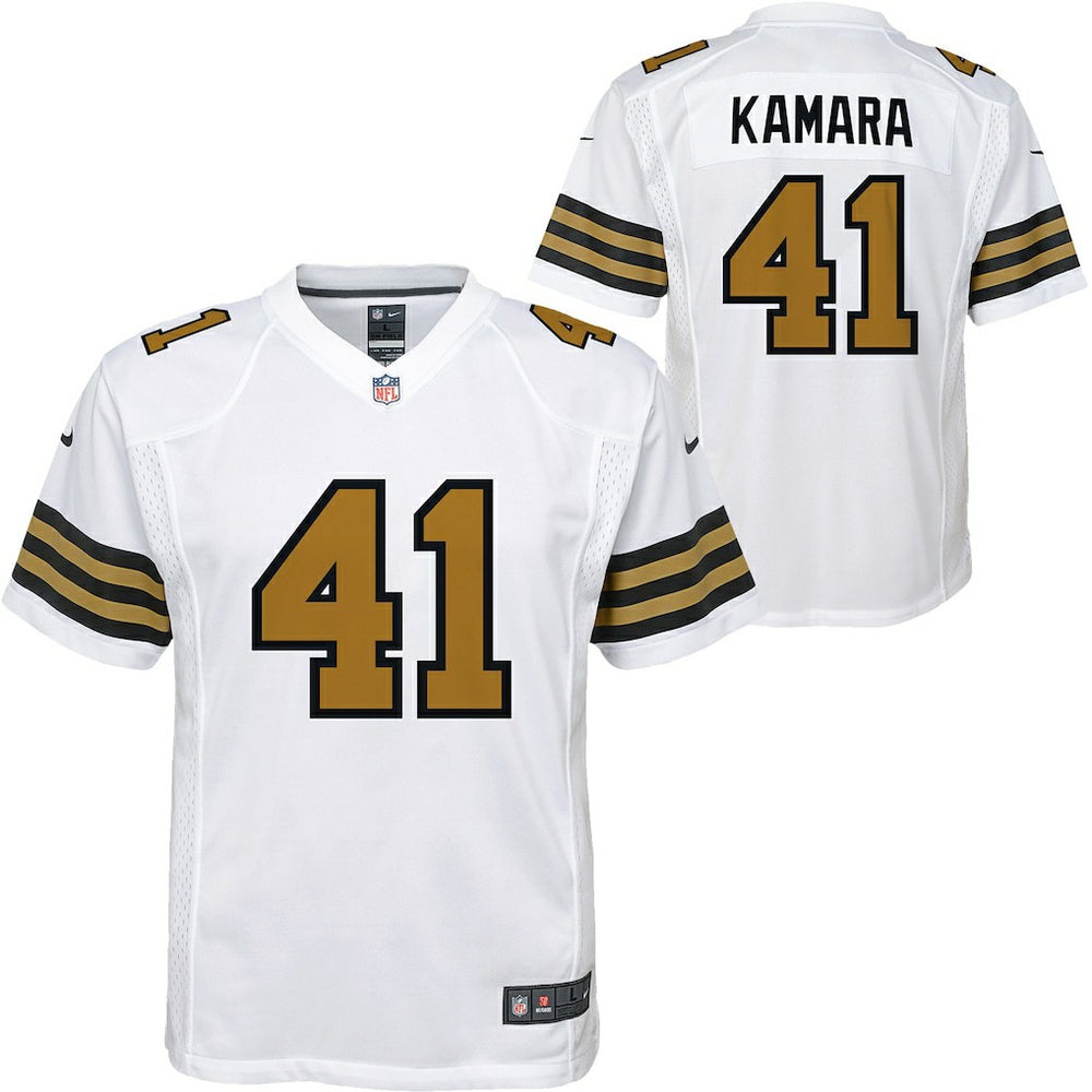New Orleans Saints Nike Alvin Kamara  Youth Game Jersey