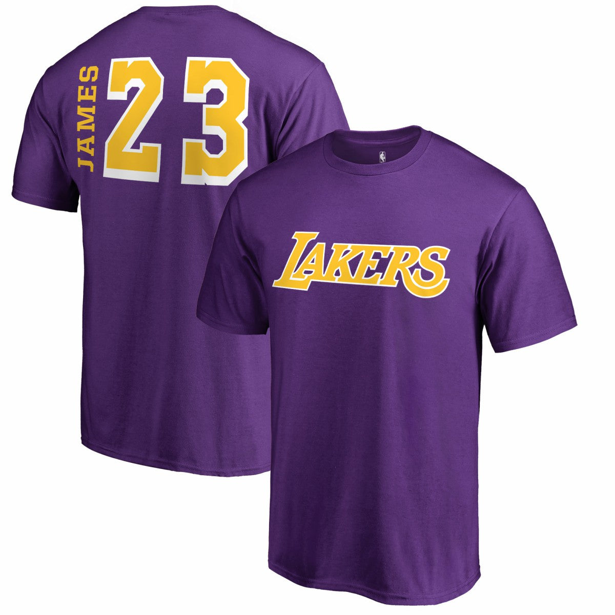 LeBron James Los Angeles Lakers Sidesweep Name & Number T-Shirt New