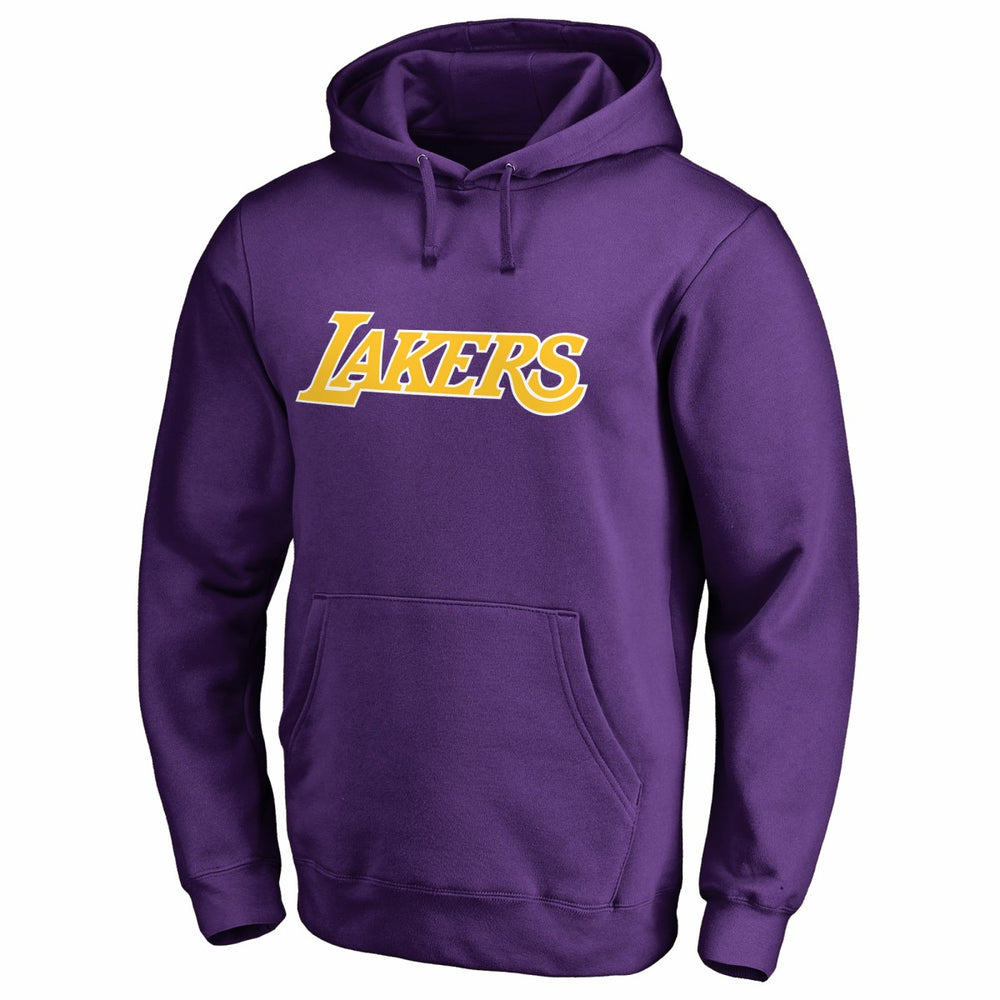 LeBron James Los Angeles Lakers Sidesweep Name & Number Pullover Hoodie On Sale