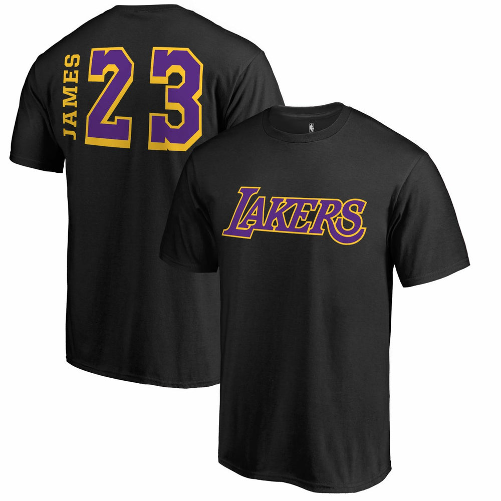 LeBron James Los Angeles Lakers Sidesweep Name & Number T-Shirt Online