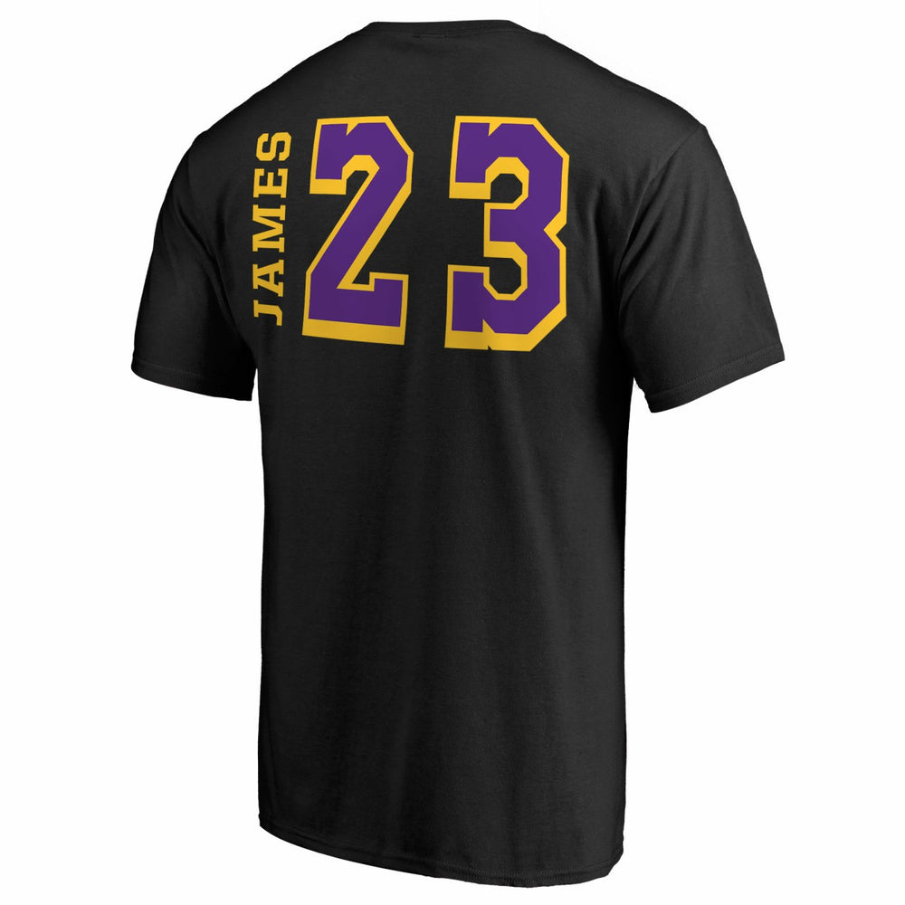LeBron James Los Angeles Lakers Sidesweep Name & Number T-Shirt Online