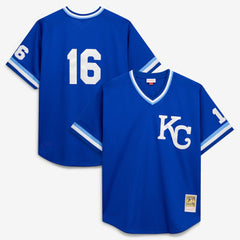 Bo Jackson Kansas City Royals Mitchell & Ness Cooperstown Collection Big & Tall Mesh Batting Practice Jersey | MLB Discount