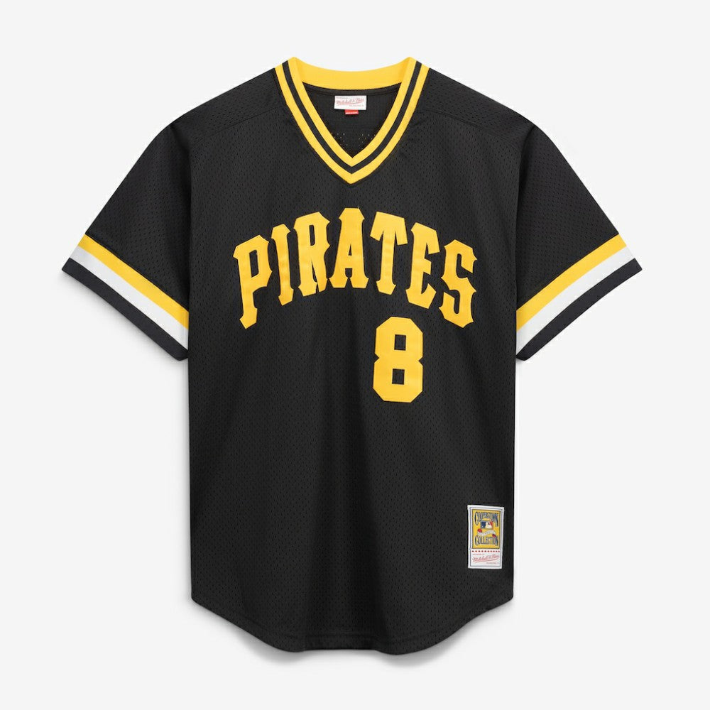 Willie Stargell Pittsburgh Pirates Mitchell & Ness Cooperstown Collection Big & Tall Mesh Batting Practice Jersey | MLB Sale
