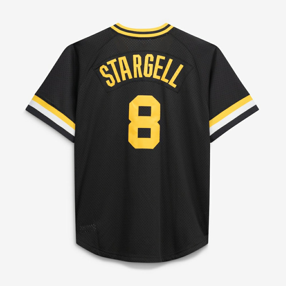 Willie Stargell Pittsburgh Pirates Mitchell & Ness Cooperstown Collection Big & Tall Mesh Batting Practice Jersey | MLB Sale
