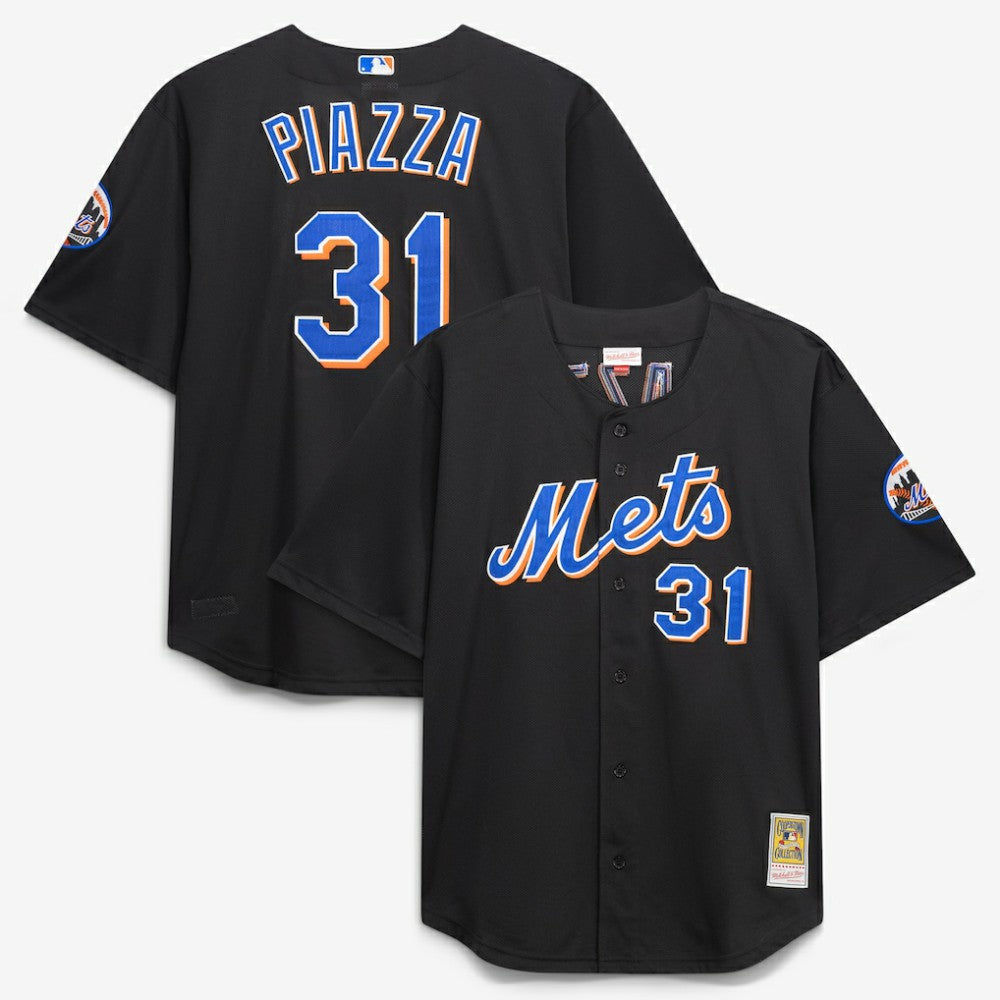 Mike Piazza New York Mets Mitchell & Ness Big & Tall Cooperstown Mesh Batting Practice Jersey | MLB Sale