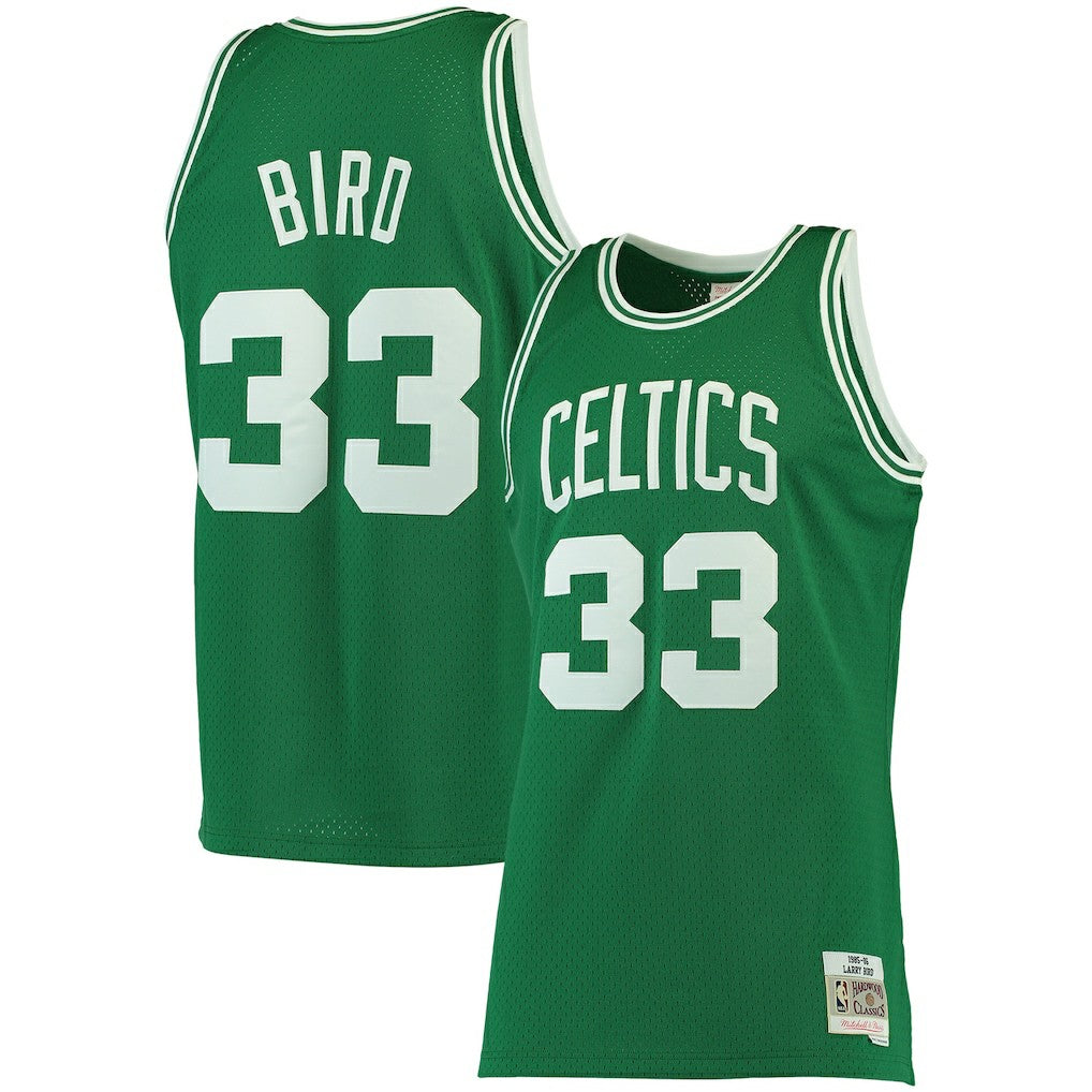 Larry Bird Boston Celtics 1985/86 Big & Tall Hardwood Classics Swingman Jersey Online