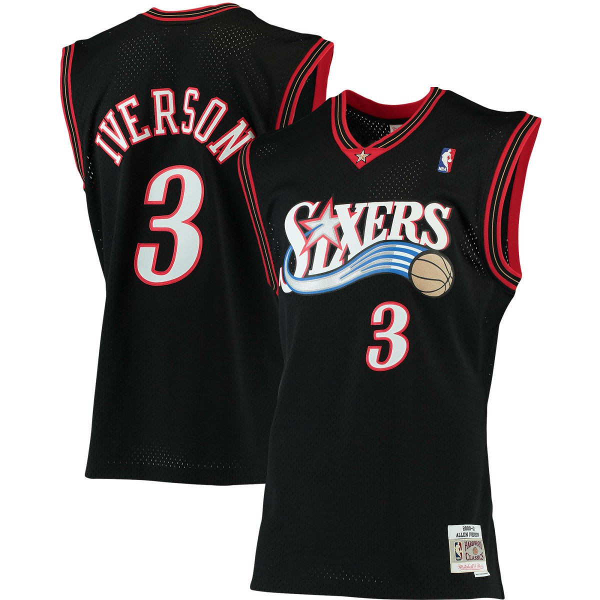 Allen Iverson Philadelphia 76ers 2000/01 Big & Tall Hardwood Classics Swingman Jersey Online