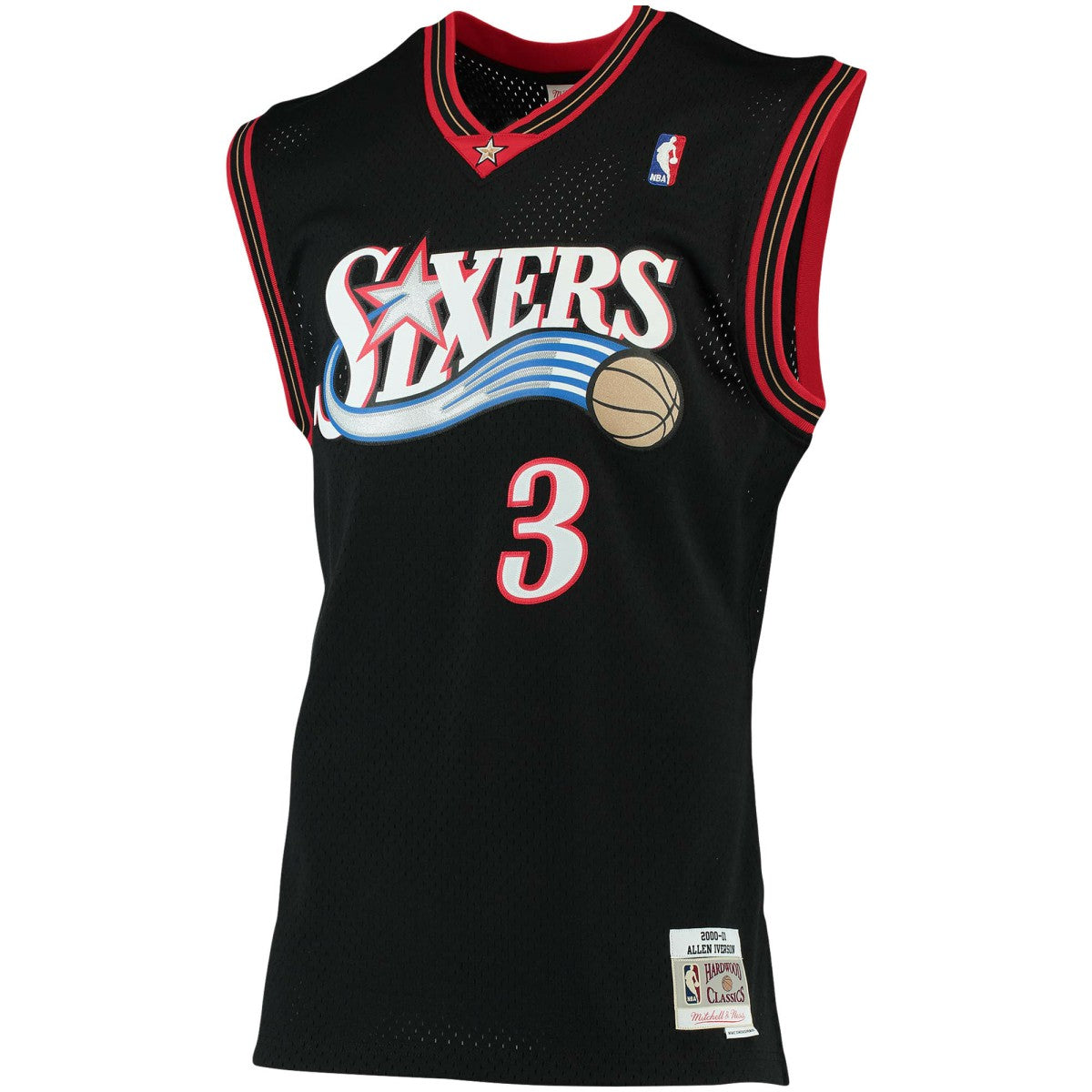 Allen Iverson Philadelphia 76ers 2000/01 Big & Tall Hardwood Classics Swingman Jersey Online