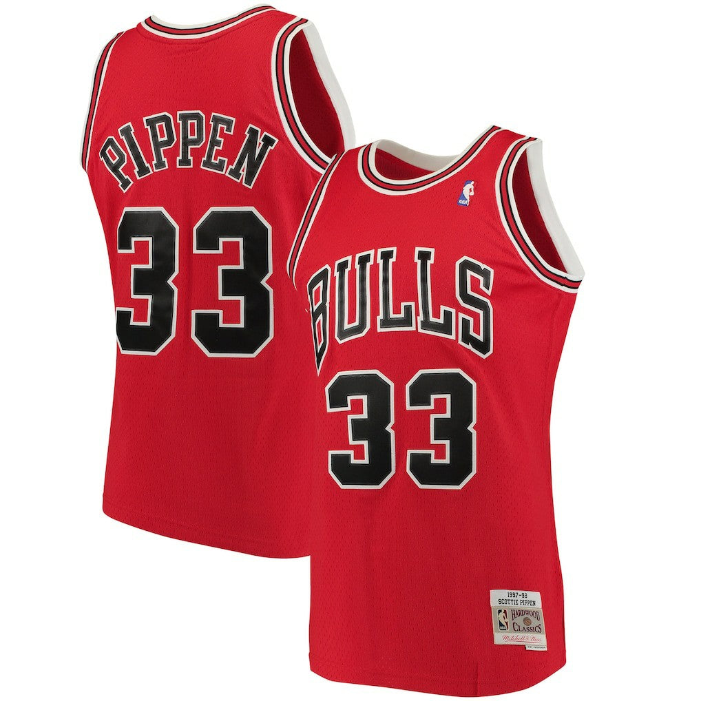 Scottie Pippen Chicago Bulls 1997/98 Big & Tall Hardwood Classics Swingman Jersey sale New