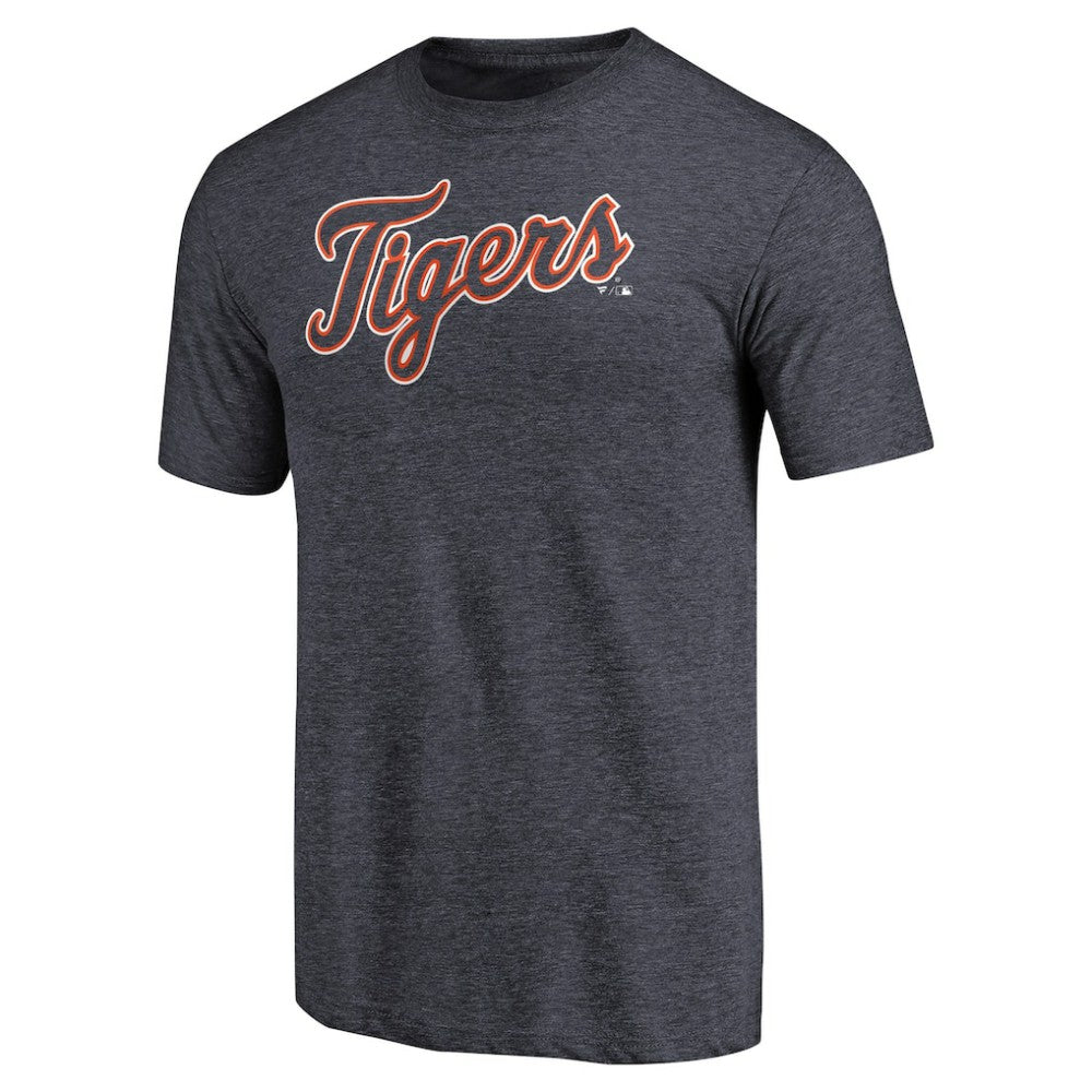 Detroit Tigers Team Wordmark Tri-Blend T-Shirt | MLB Discount