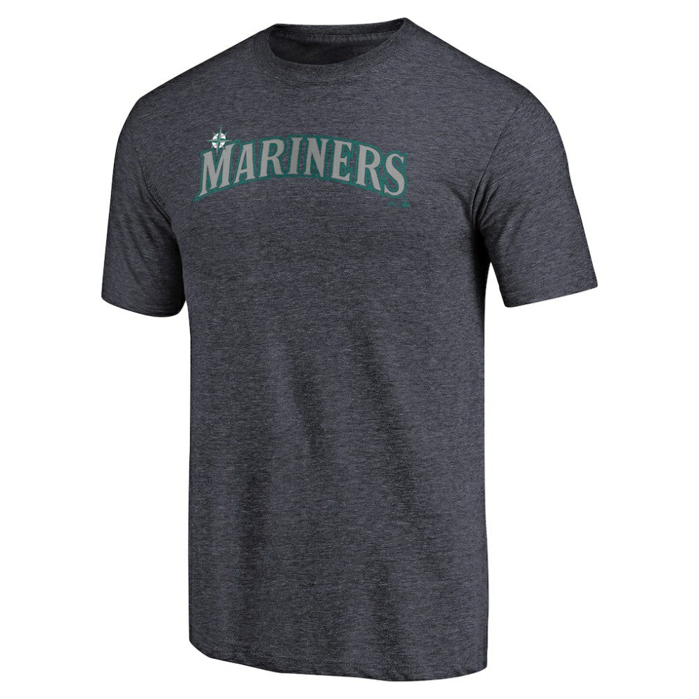 Seattle Mariners Team Wordmark Tri-Blend T-Shirt | MLB On Sale
