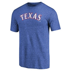 Texas Rangers Team Wordmark Tri-Blend T-Shirt | MLB For sale