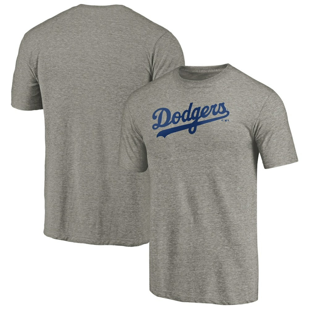 Los Angeles Dodgers Team Wordmark Tri-Blend T-Shirt | MLB Outlet
