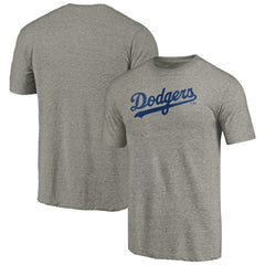 Los Angeles Dodgers Team Wordmark Tri-Blend T-Shirt | MLB Outlet