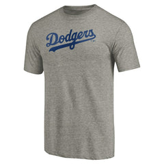 Los Angeles Dodgers Team Wordmark Tri-Blend T-Shirt | MLB Outlet