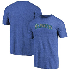 Seattle Mariners Team Wordmark Tri-Blend T-Shirt | MLB Outlet