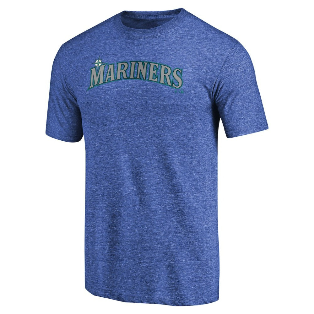 Seattle Mariners Team Wordmark Tri-Blend T-Shirt | MLB Outlet