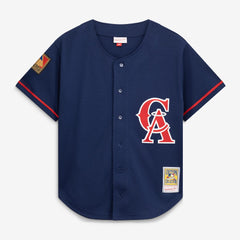 Bo Jackson California Angels Mitchell & Ness Cooperstown Collection Mesh Batting Practice Button-Up Jersey | MLB Sale