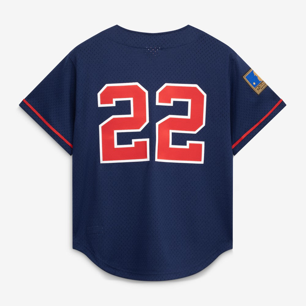 Bo Jackson California Angels Mitchell & Ness Cooperstown Collection Mesh Batting Practice Button-Up Jersey | MLB Sale