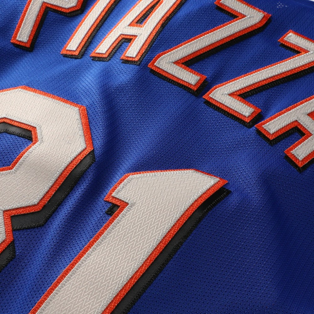 Mike Piazza New York Mets Mitchell & Ness Cooperstown Collection Mesh Batting Practice Button-Up Jersey | MLB For sale