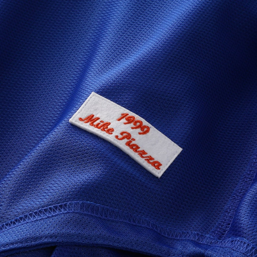 Mike Piazza New York Mets Mitchell & Ness Cooperstown Collection Mesh Batting Practice Button-Up Jersey | MLB For sale