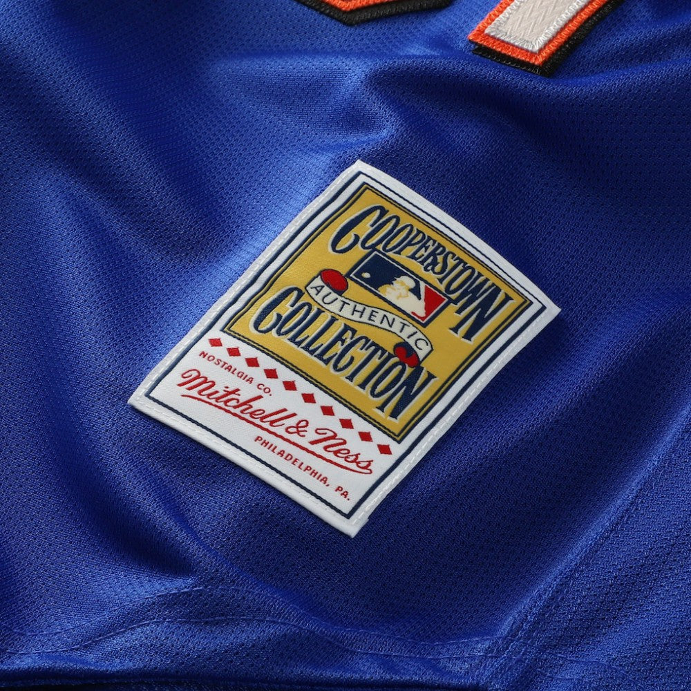 Mike Piazza New York Mets Mitchell & Ness Cooperstown Collection Mesh Batting Practice Button-Up Jersey | MLB For sale