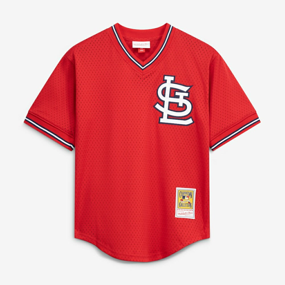 Ozzie Smith St. Louis Cardinals Mitchell & Ness Youth Cooperstown Collection Mesh Batting Practice Jersey | MLB New