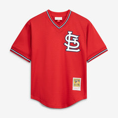 Ozzie Smith St. Louis Cardinals Mitchell & Ness Youth Cooperstown Collection Mesh Batting Practice Jersey | MLB New