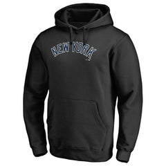 New York Yankees Official Wordmark Fitted Pullover Hoodie | MLB Discount