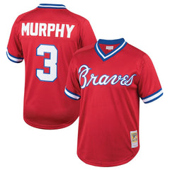 Dale Murphy Atlanta Braves Mitchell & Ness Youth Cooperstown Collection Mesh Batting Practice Jersey | MLB New