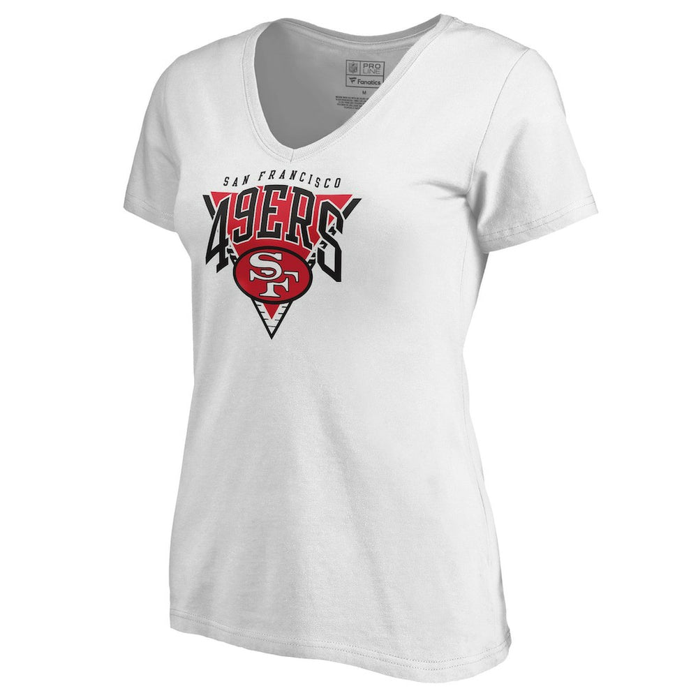 San Francisco 49ers  Women's Frontline V-Neck T-Shirt