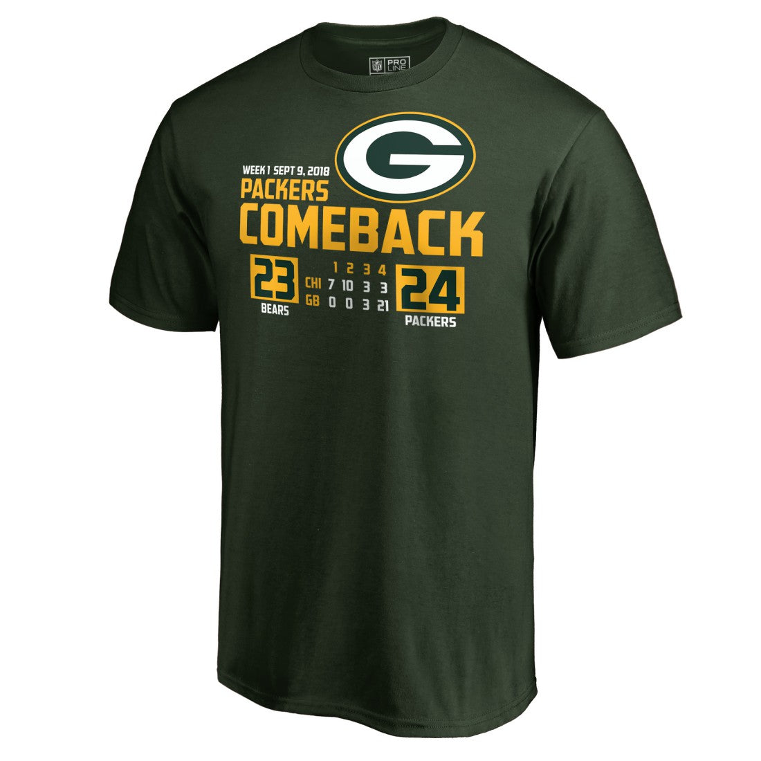 Green Bay Packers  The Comeback T-Shirt