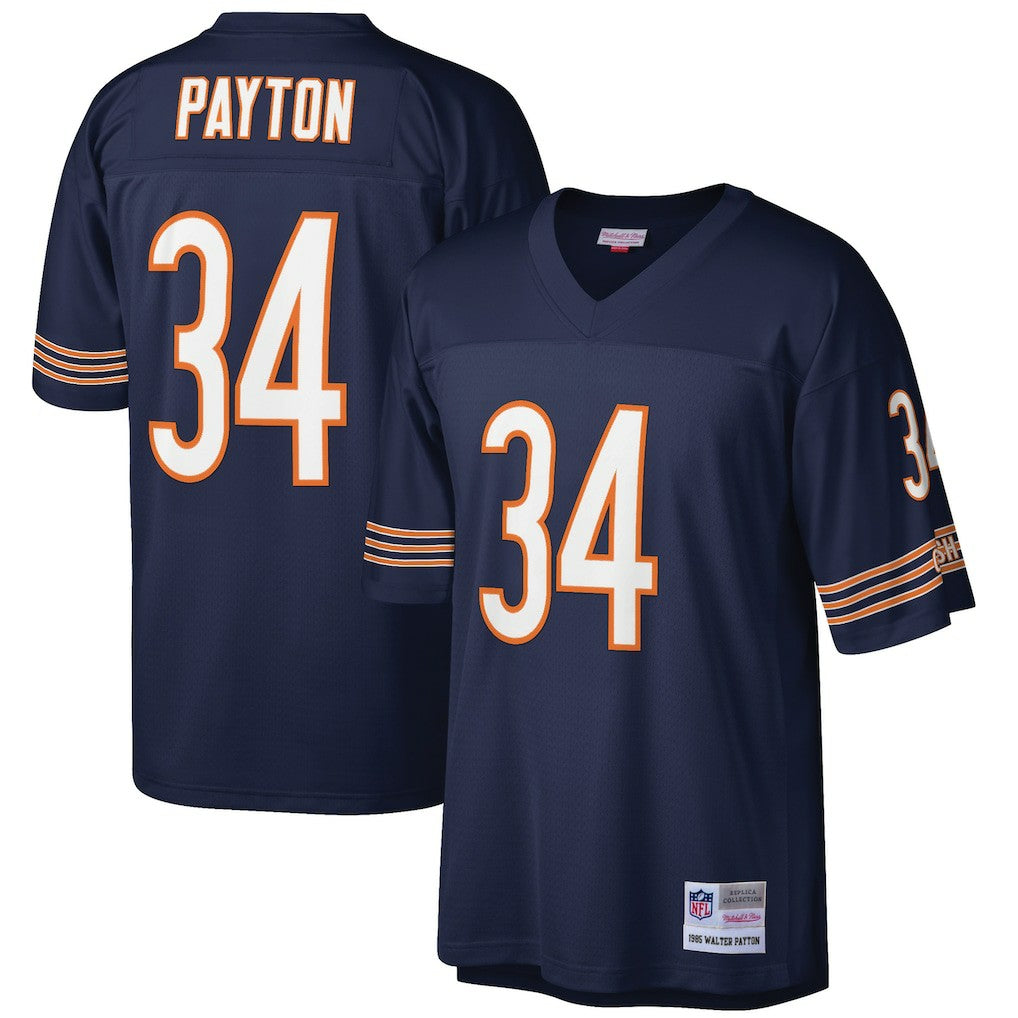 Chicago Bears Mitchell & Ness Walter Payton  Big & Tall 1985 Retired Player Replica Jersey