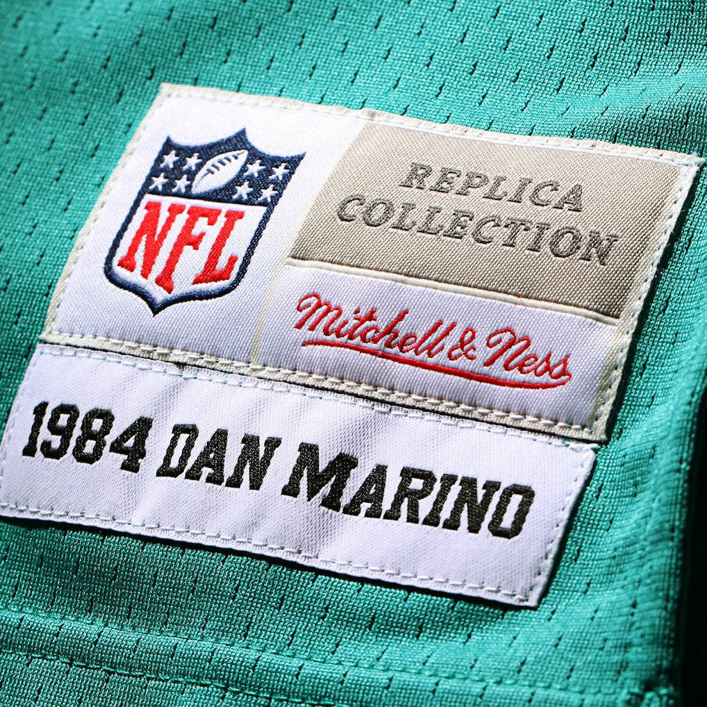 Miami Dolphins Mitchell & Ness Dan Marino  Big & Tall 1984 Retired Player Replica Jersey