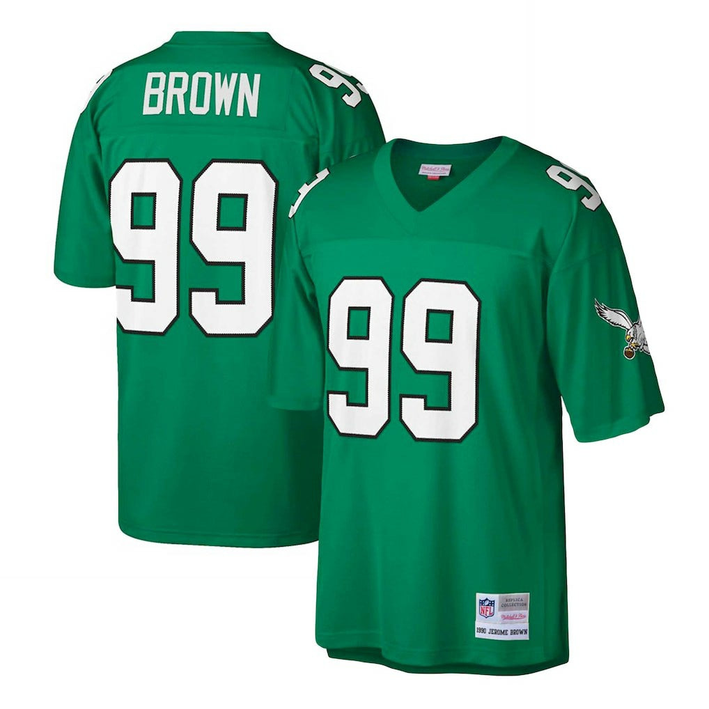 Philadelphia Eagles Mitchell & Ness Jerome Brown  Big & Tall 1990 Retired Player Replica Jersey