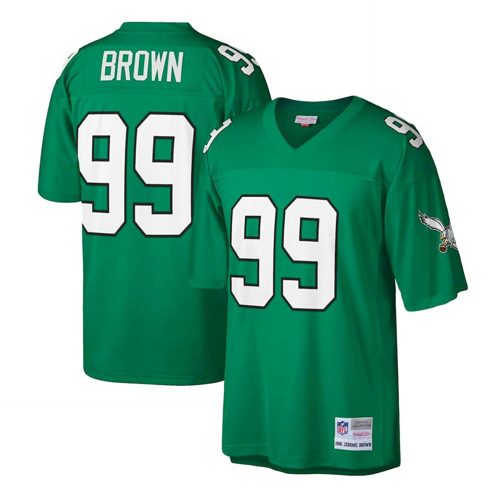 Philadelphia Eagles Mitchell & Ness Jerome Brown  Big & Tall 1990 Retired Player Replica Jersey