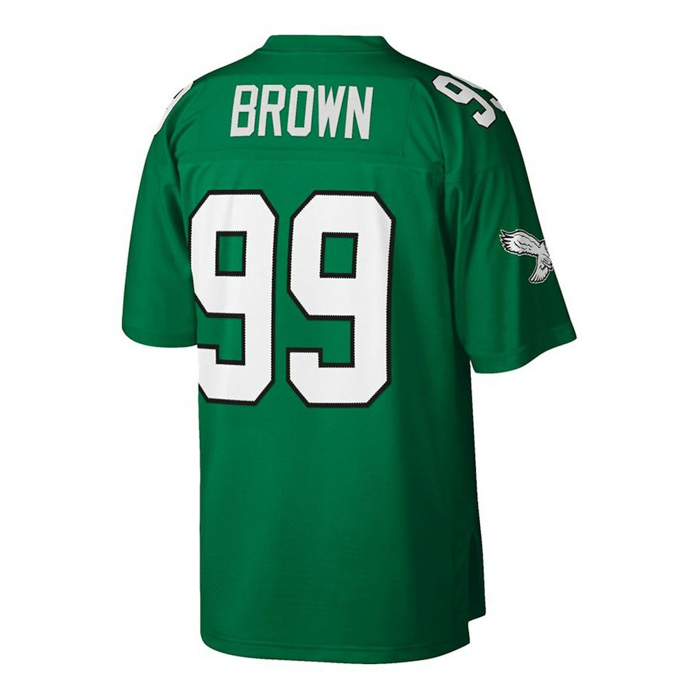 Philadelphia Eagles Mitchell & Ness Jerome Brown  Big & Tall 1990 Retired Player Replica Jersey