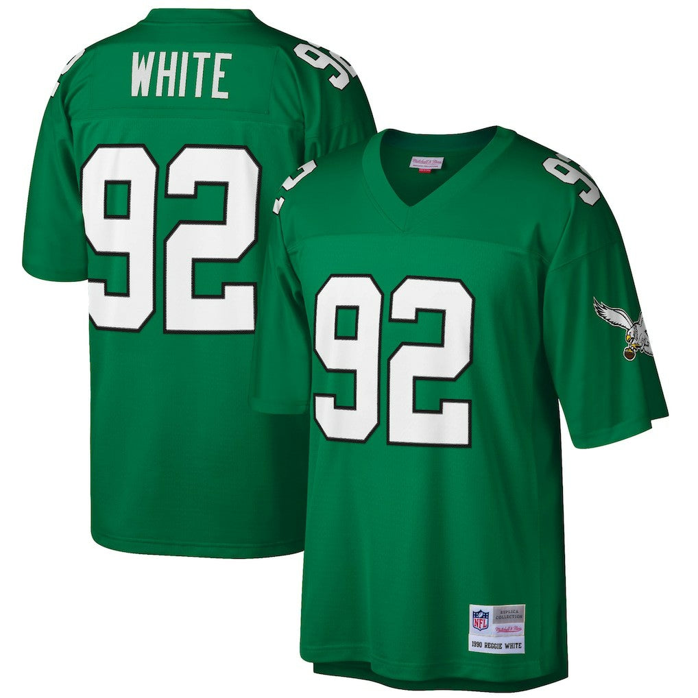 Philadelphia Eagles Mitchell & Ness Reggie White  Big & Tall 1990 Retired Player Replica Jersey