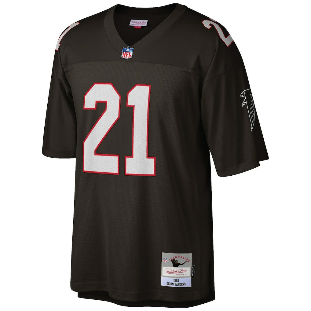 Atlanta Falcons Mitchell & Ness Deion Sanders  Big & Tall 1992 Retired Player Replica Jersey
