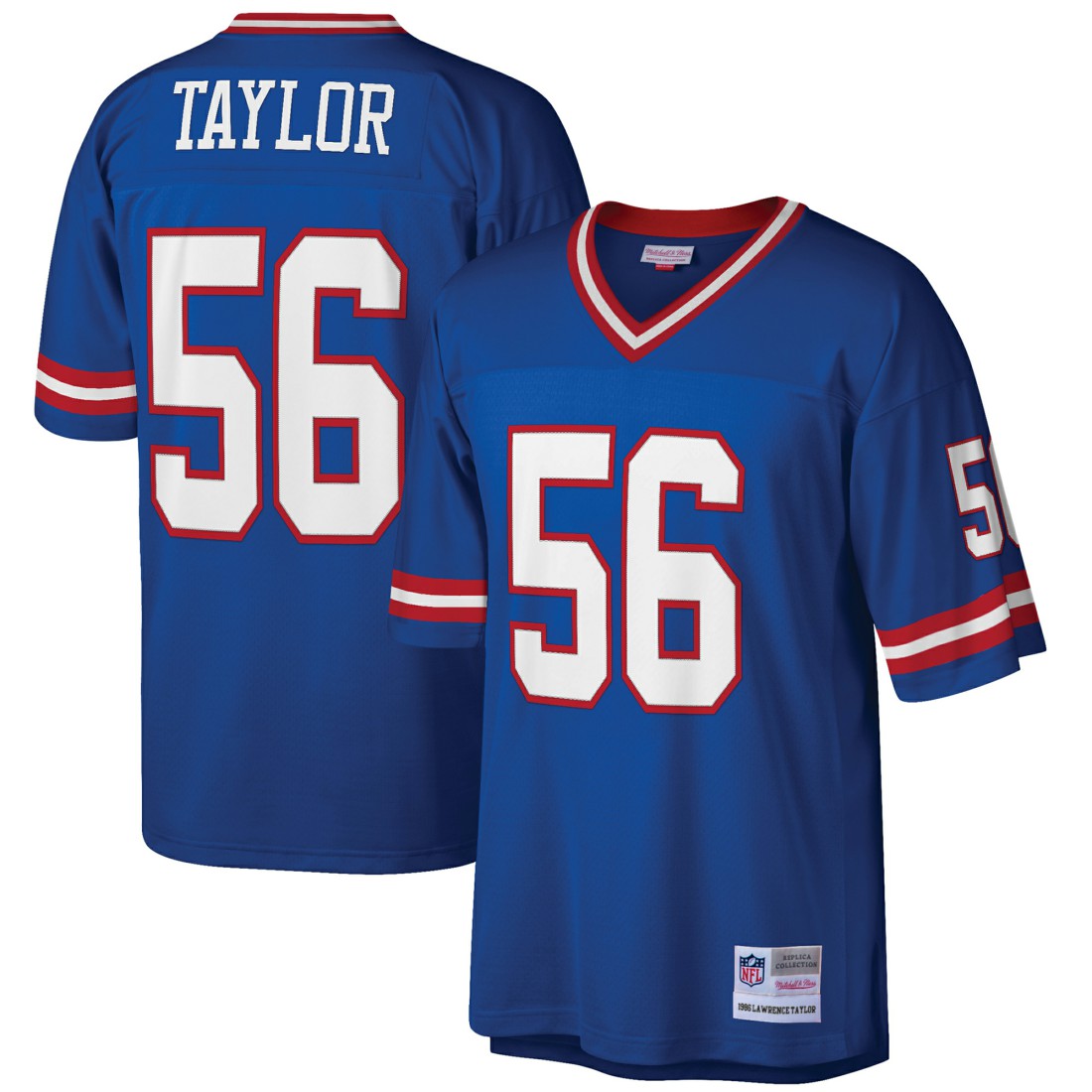 New York Giants Mitchell & Ness Lawrence Taylor  Big & Tall 1986 Retired Player Replica Jersey