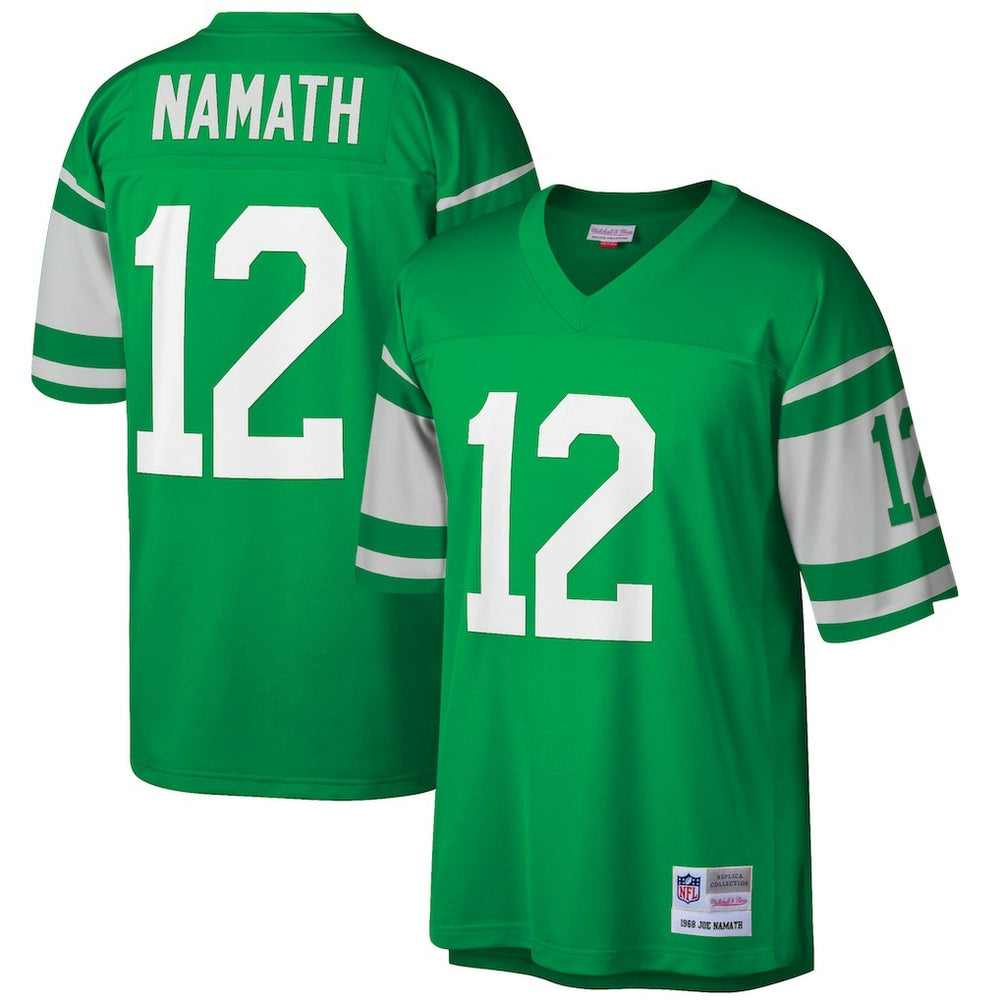 New York Jets Mitchell & Ness Joe Namath  Big & Tall 1968 Retired Player Replica Jersey