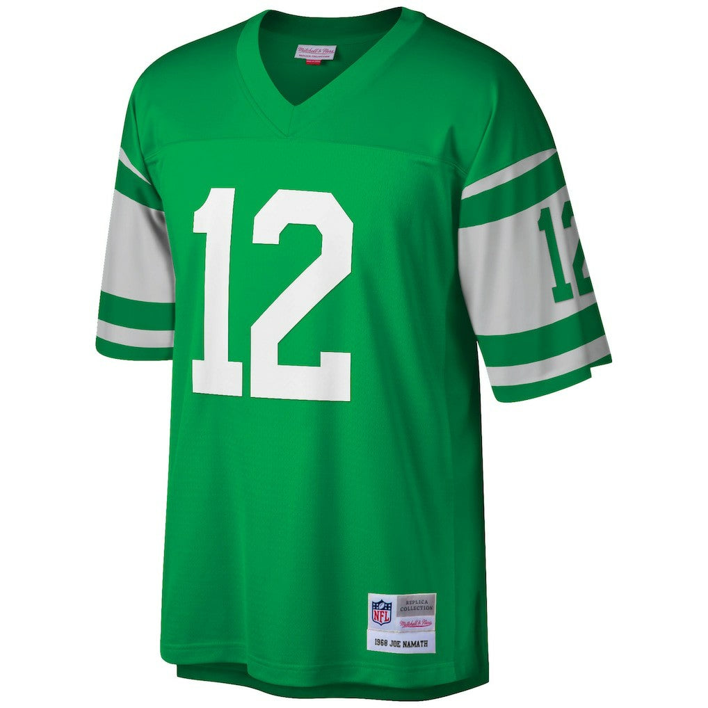 New York Jets Mitchell & Ness Joe Namath  Big & Tall 1968 Retired Player Replica Jersey