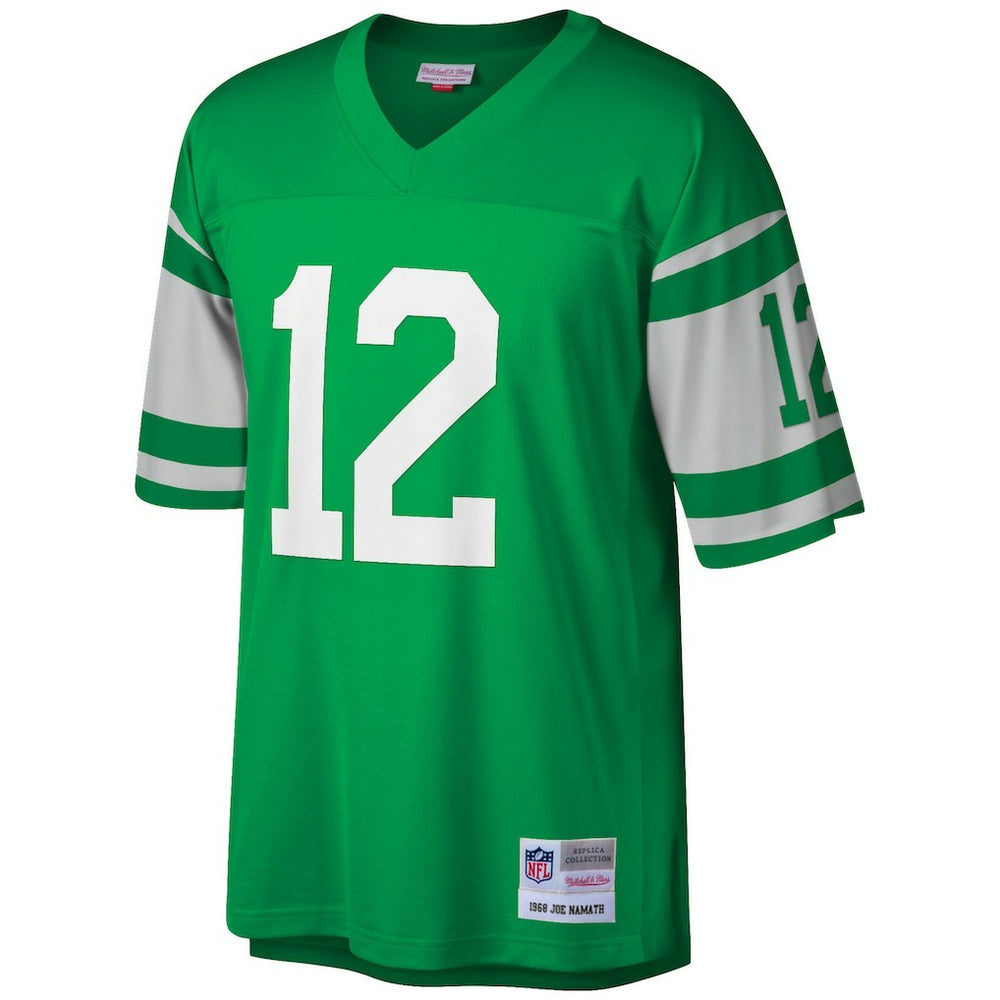 New York Jets Mitchell & Ness Joe Namath  Big & Tall 1968 Retired Player Replica Jersey