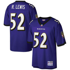 Baltimore Ravens Mitchell & Ness Ray Lewis  Big & Tall 2000 Retired Player Replica Jersey